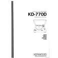 KENWOOD KD770D Owners Manual KENWOOD KD770D Owners Manual