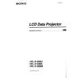 SONY VPLX1000E Owners Manual SONY VPLX1000E Owners Manual