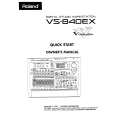 ROLAND VS-840EX Quick Start ROLAND VS-840EX Quick Start