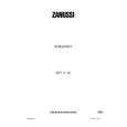 ZANUSSI ZRT 17 JC Owners Manual ZANUSSI ZRT 17 JC Owners Manual