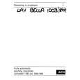 AEG Lavamat Bella 1003 Owners Manual AEG Lavamat Bella 1003 Owners Manual