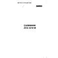ZANUSSI ZCG3210W Owners Manual ZANUSSI ZCG3210W Owners Manual