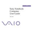 SONY PCG-C1XD VAIO Owners Manual SONY PCG-C1XD VAIO Owners Manual