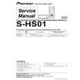PIONEER S-HS01/MLXTW/E Service Manual PIONEER S-HS01/MLXTW/E Service Manual