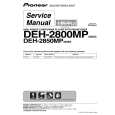 PIONEER DEH-2800MP Service Manual PIONEER DEH-2800MP Service Manual