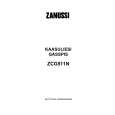 ZANUSSI ZCG511N Owners Manual ZANUSSI ZCG511N Owners Manual