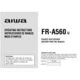 AIWA FRA560 Owners Manual AIWA FRA560 Owners Manual