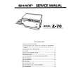 SHARP Z75 Service Manual SHARP Z75 Service Manual