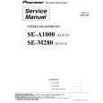 PIONEER SE-M280/XCN1/E Service Manual PIONEER SE-M280/XCN1/E Service Manual