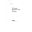 SONY XVM-61EX Owners Manual SONY XVM-61EX Owners Manual