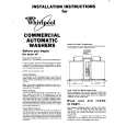 WHIRLPOOL GCA2100XMW0 Installation Manual WHIRLPOOL GCA2100XMW0 Installation Manual
