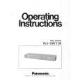 PANASONIC WJSW104 Owners Manual PANASONIC WJSW104 Owners Manual