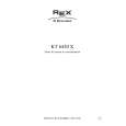 REX-ELECTROLUX KT6420X 25F Owners Manual REX-ELECTROLUX KT6420X 25F Owners Manual