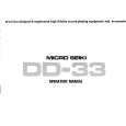 MICRO SEIKI DD-33 Owners Manual MICRO SEIKI DD-33 Owners Manual