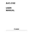 CANON BJC-2100 Owners Manual CANON BJC-2100 Owners Manual