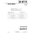 SONY SAW11X Service Manual SONY SAW11X Service Manual