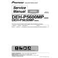 PIONEER DEH-P5600MP/X1B/EW Service Manual PIONEER DEH-P5600MP/X1B/EW Service Manual