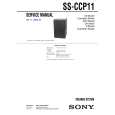 SONY SSCCP11 Service Manual SONY SSCCP11 Service Manual