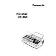 PANASONIC UF250 Service Manual PANASONIC UF250 Service Manual