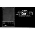 YAMAHA MS10 Owners Manual YAMAHA MS10 Owners Manual
