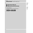 PIONEER DEH-50UB/X1P/EW5 Owners Manual PIONEER DEH-50UB/X1P/EW5 Owners Manual