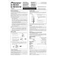 PIONEER S-H810V/SXTW/EW5 Owners Manual PIONEER S-H810V/SXTW/EW5 Owners Manual