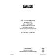 ZANUSSI ZK 21/6 AGO Owners Manual ZANUSSI ZK 21/6 AGO Owners Manual