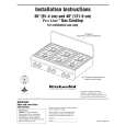 WHIRLPOOL KGCP487JSS2 Installation Manual WHIRLPOOL KGCP487JSS2 Installation Manual