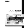 YAMAHA AW1600 Instrukcja Obsługi YAMAHA AW1600 Instrukcja Obsługi