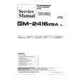 PIONEER GM2416ZSA Service Manual PIONEER GM2416ZSA Service Manual
