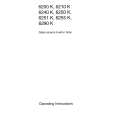 AEG 6255 K Owners Manual AEG 6255 K Owners Manual