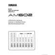 YAMAHA AM602 Owners Manual YAMAHA AM602 Owners Manual