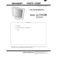 SHARP LL-T1512W Parts Catalog SHARP LL-T1512W Parts Catalog