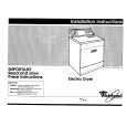 WHIRLPOOL 6LE5700XSW0 Installation Manual WHIRLPOOL 6LE5700XSW0 Installation Manual