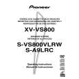 PIONEER X-VS800D/DDXJ/AR Owners Manual PIONEER X-VS800D/DDXJ/AR Owners Manual