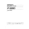 ROLAND P-330 Owners Manual ROLAND P-330 Owners Manual