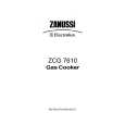 ZANUSSI ZCG7610SVN Owners Manual ZANUSSI ZCG7610SVN Owners Manual