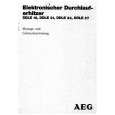 AEG DDLE18,18KW Owners Manual AEG DDLE18,18KW Owners Manual