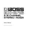 BOSS BX-16 Owners Manual BOSS BX-16 Owners Manual
