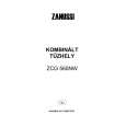 ZANUSSI ZCG565NW Owners Manual ZANUSSI ZCG565NW Owners Manual
