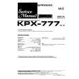 PIONEER KPX777 Service Manual PIONEER KPX777 Service Manual