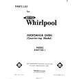 WHIRLPOOL RJM77001 Parts Catalog WHIRLPOOL RJM77001 Parts Catalog