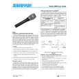 SHURE SM86 Owners Manual SHURE SM86 Owners Manual