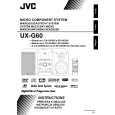 JVC UX-G60B Owners Manual JVC UX-G60B Owners Manual