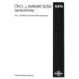 AEG LAV6250 Owners Manual AEG LAV6250 Owners Manual