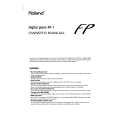 ROLAND FP-1 Owners Manual ROLAND FP-1 Owners Manual