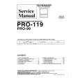 PIONEER PRO119 Service Manual PIONEER PRO119 Service Manual