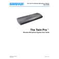 SHURE TWIN PRO Owners Manual SHURE TWIN PRO Owners Manual