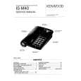 KENWOOD IS-M40 Service Manual KENWOOD IS-M40 Service Manual