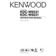 KENWOOD KDC-W6031 Owners Manual KENWOOD KDC-W6031 Owners Manual